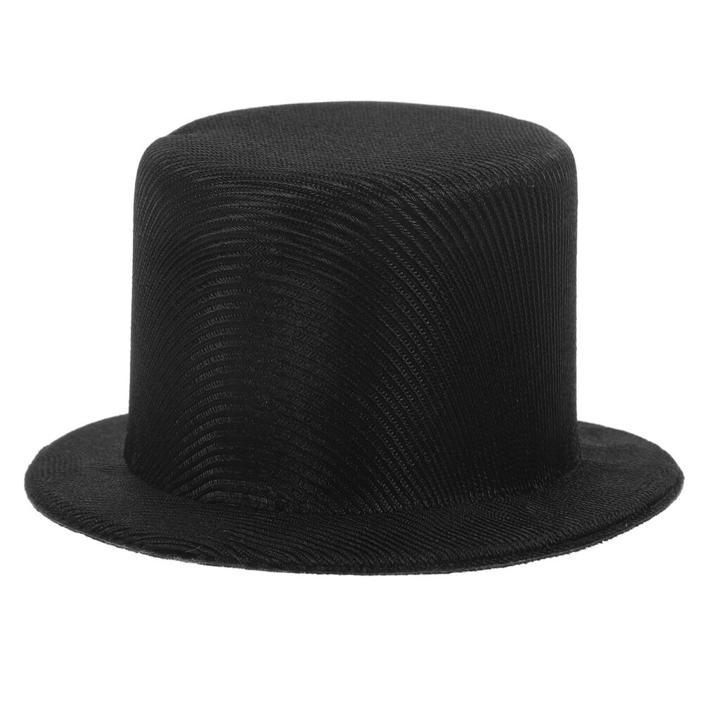 2713 Mini Black Top Hat for DIY Crafts, Snowman Hat for Christmas